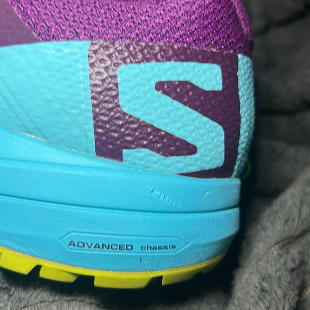 Like New Salomon XA Elevate Trail Running Purple Sneakers Women’s, Size 11 - Picture 13 of 14